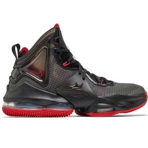 LeBron 19 GS 'Bred' Nike Sneakers